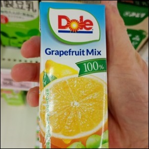 グレープフルーツジュース